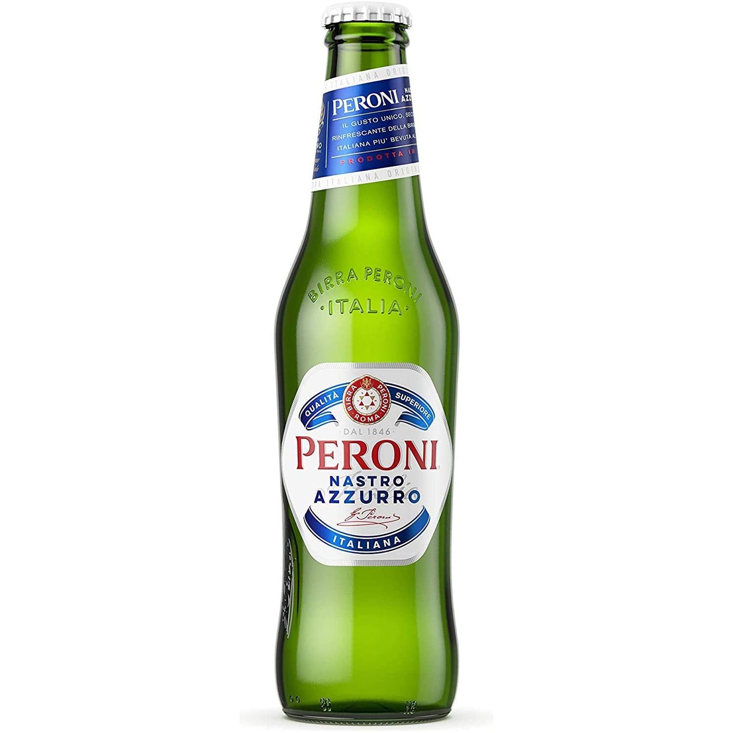 Peroni Nastro Azzurro Italian Beer 12x & 24x 330ml Bottle Pack