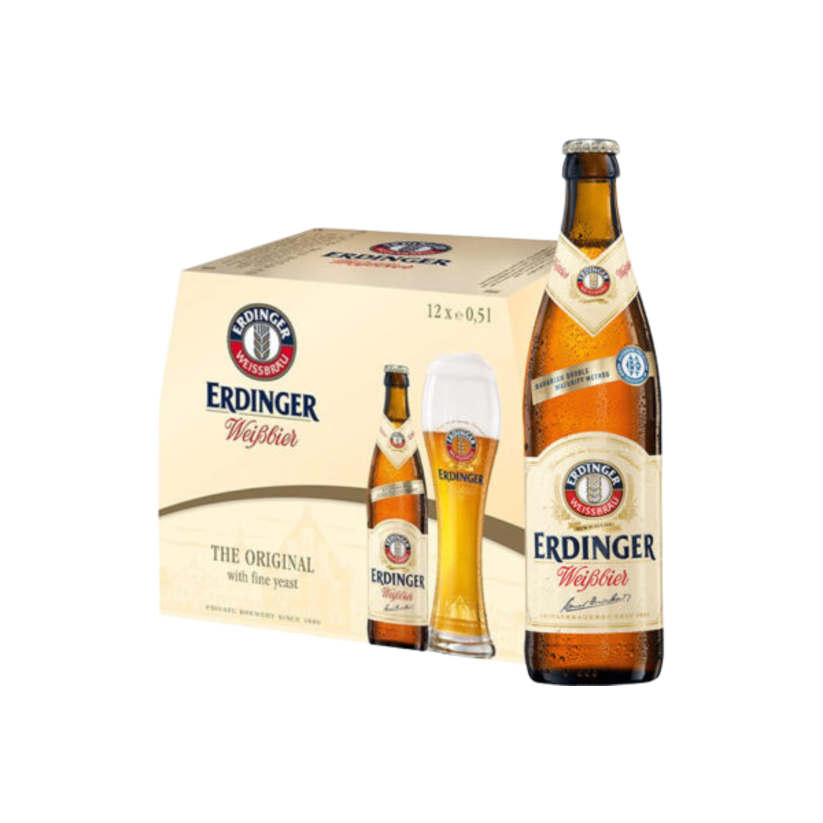 Erdinger Kristal 12x 500ml Bottle Pack