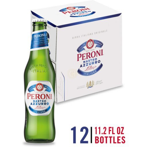 Peroni Nastro Azzurro Italian Beer 12x & 24x 330ml Bottle Pack