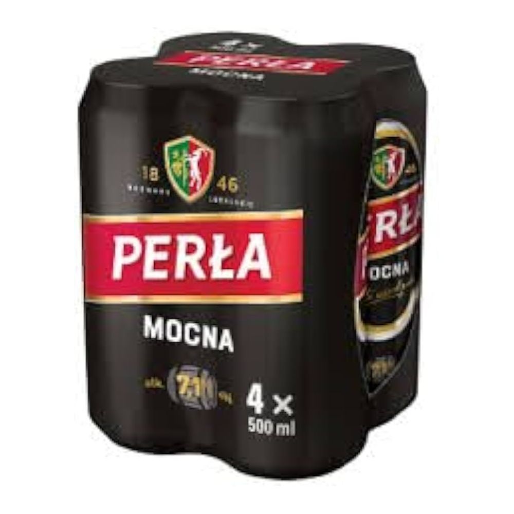 Perła Mocna Polish Beer 24x 500ml Cans