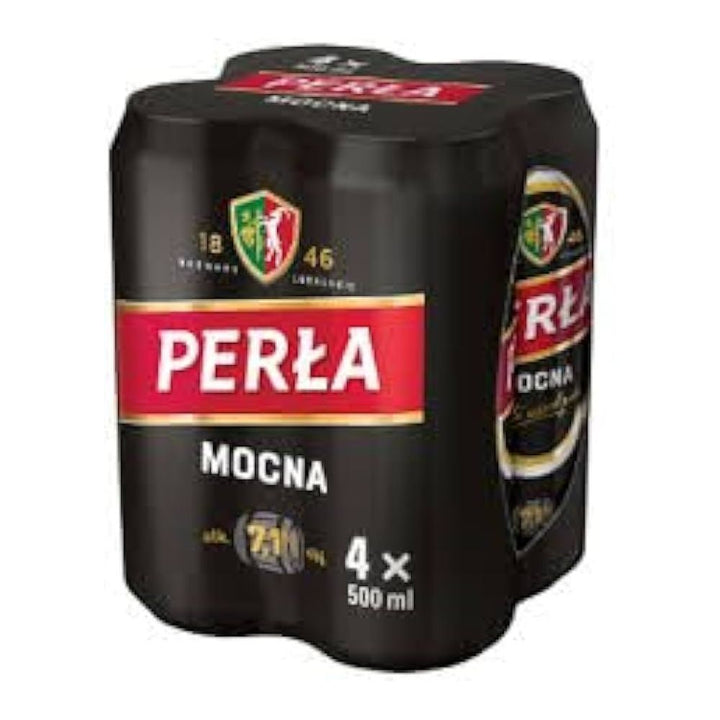 Perła Mocna Polish Beer 24x 500ml Cans