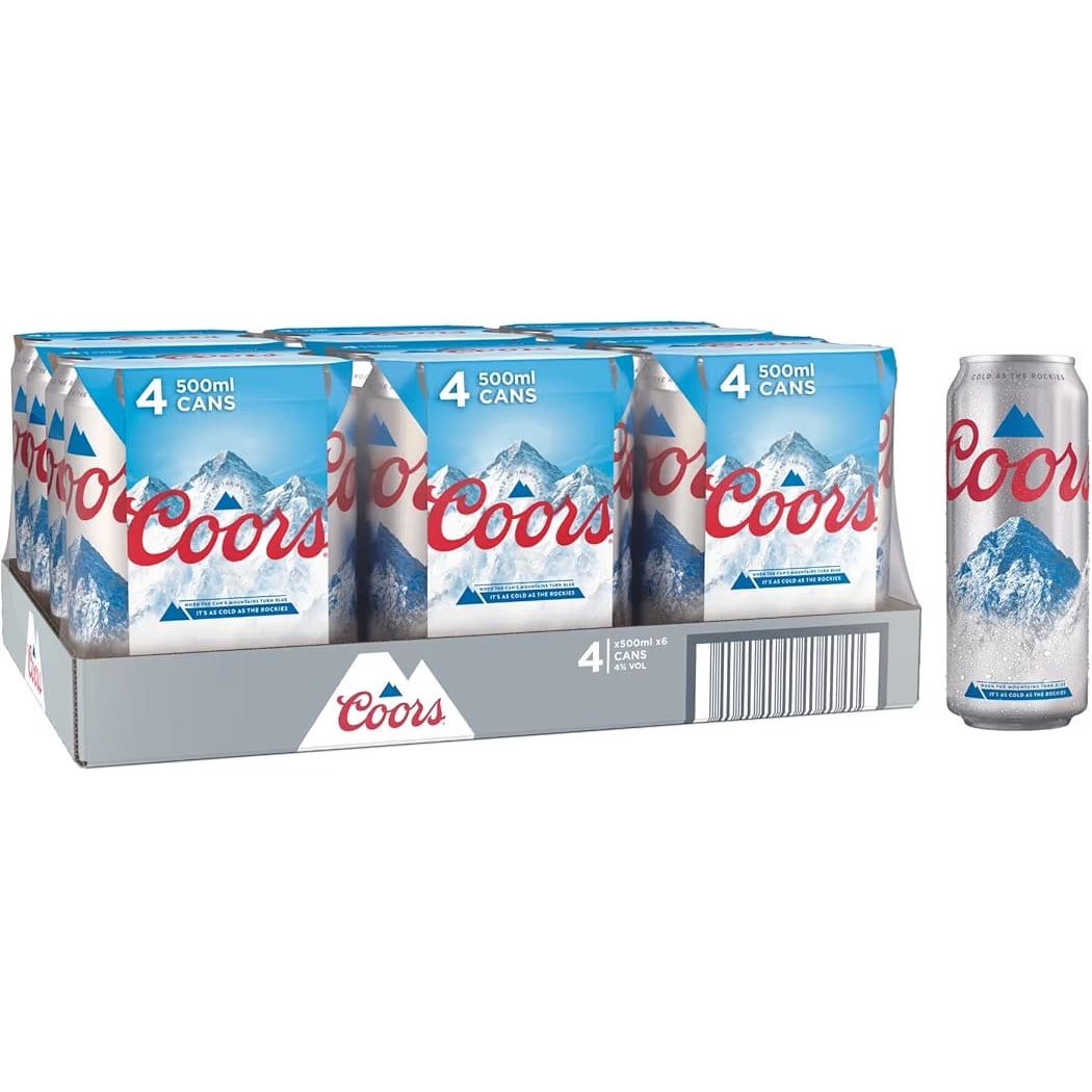 Coors Larger 24x 500ml Cans