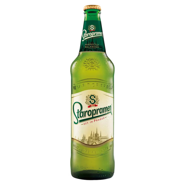 Staropramen Premium Czech Lager Beer 12x 660ml Bottle Pack