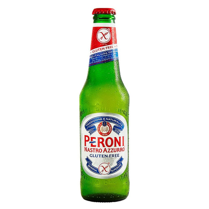 Peroni Nastro Azzurro Gluten Free Italian Beer 24x 330ml Bottle Pack