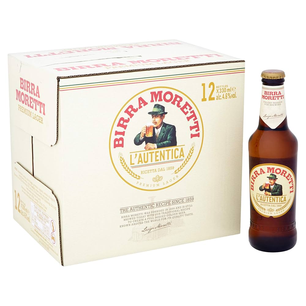 Birra Moretti 12x 330ml Bottle Pack