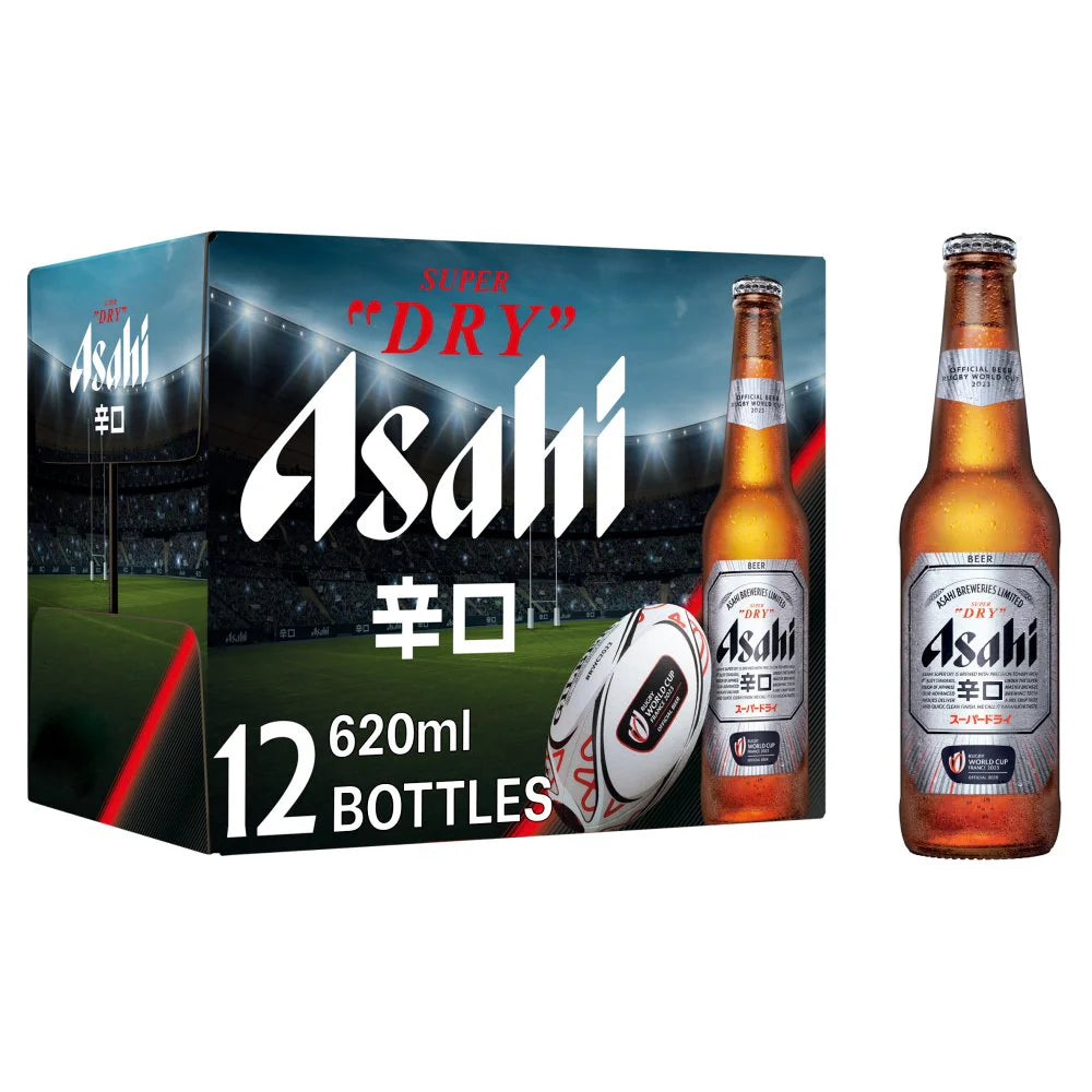 Asahi Super Dry Beer Lager 12 x 620ml Bottle Pack