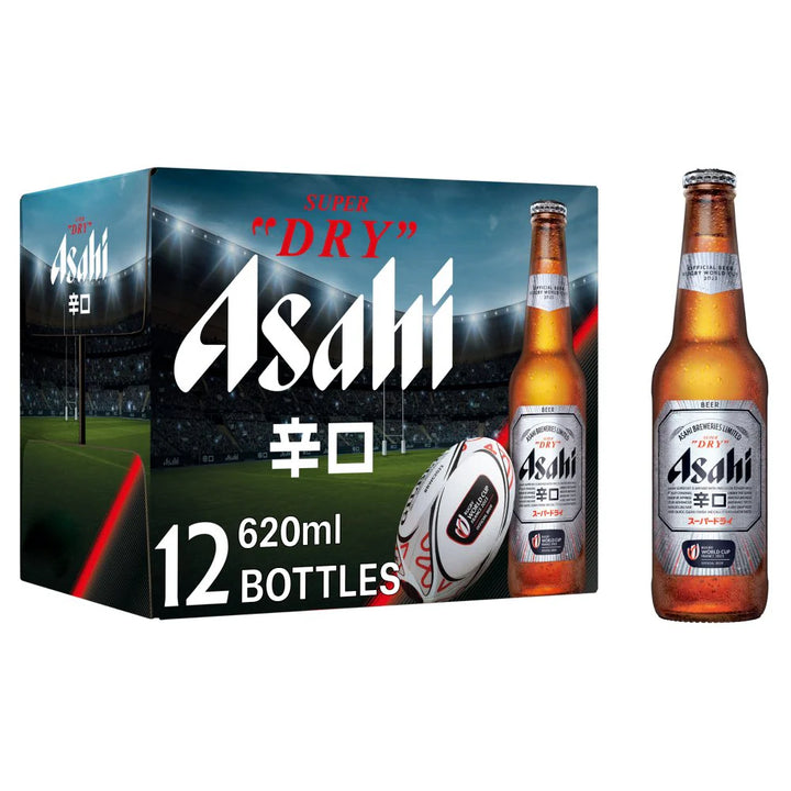Asahi Super Dry Beer Lager 12 x 620ml Bottle Pack