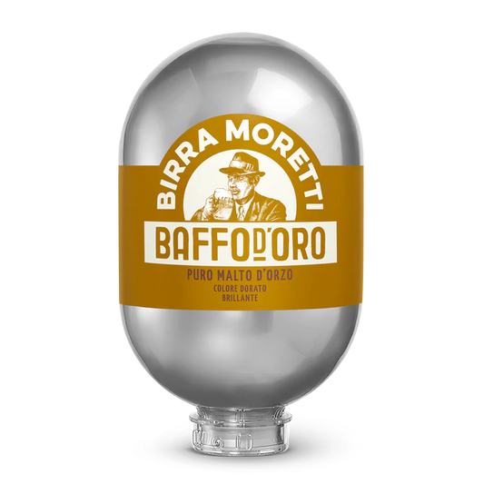 Birra Moretti Baffo d'Oro 8 Litre Blade Keg