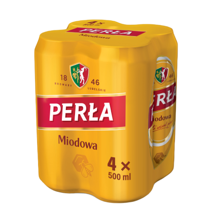 Perła Miodowa Honey Polish Beer 24x 500ml Cans