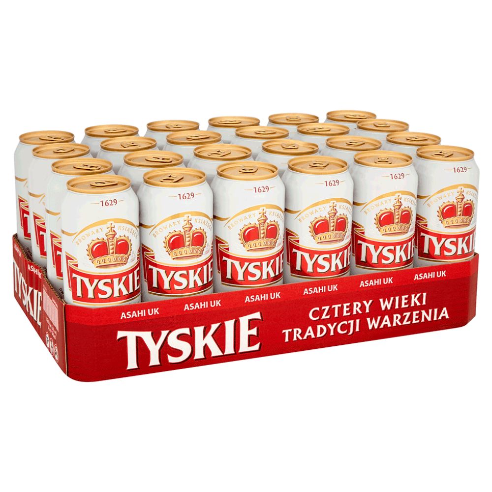 Tyskie Premium Lager 24x 500ml Cans