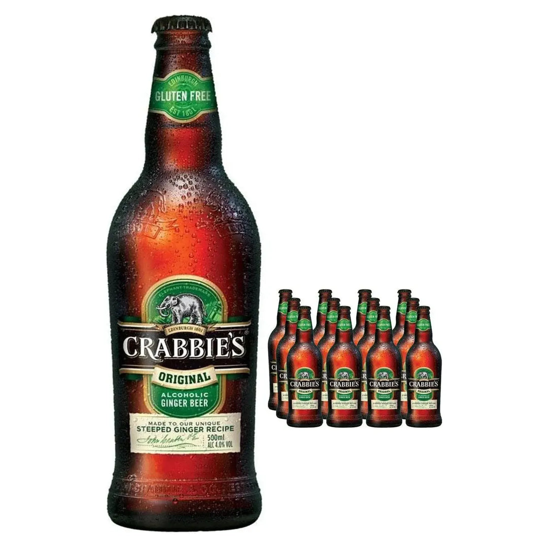 Crabbies Ginger Beer 12x 500ml Bottle