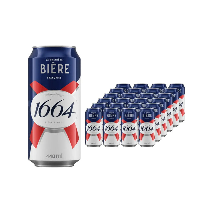 Kronenbourg 1664 Premium Lager 24x 440ml Cans