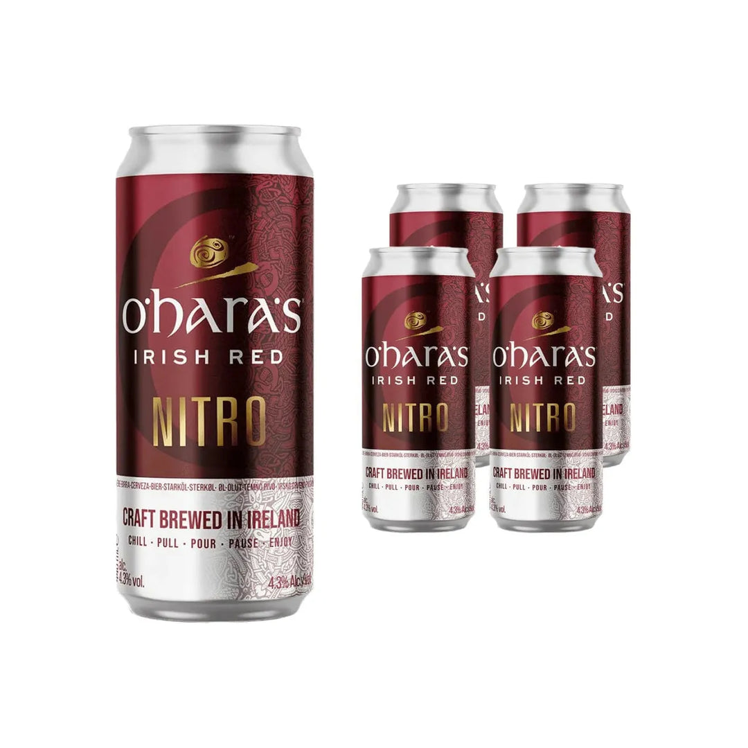 O'Hara's Irish Red Nitro Stout 24x 440ml Cans